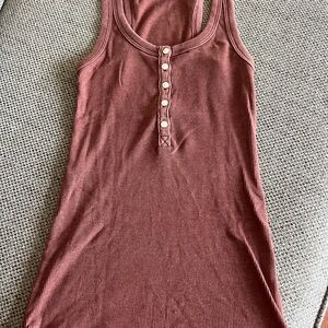 Aerie Real Soft Women's Tank Top - Burgundy/Brown